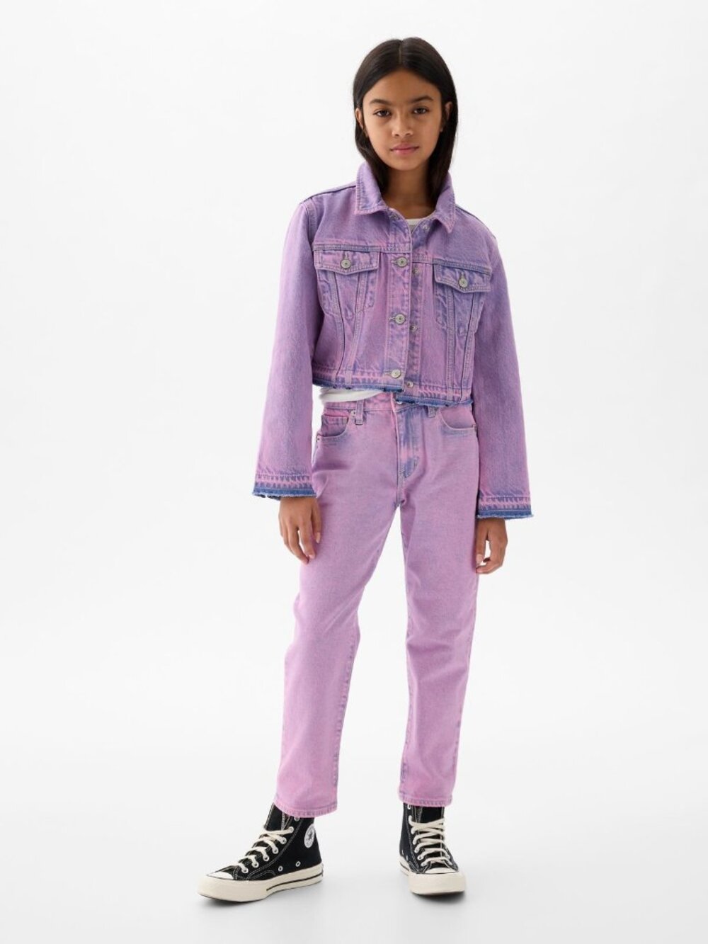 GAP Girlfriend Jeans Purple Jeans Girls 14